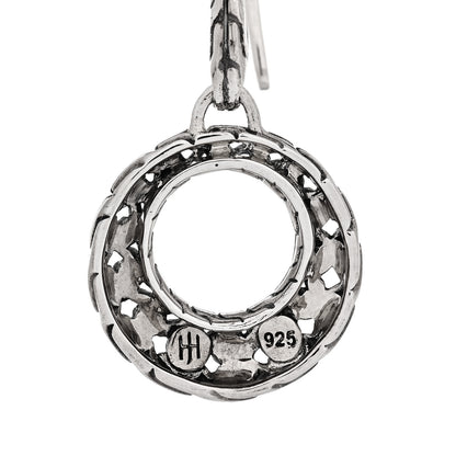 John Hardy Sterling Silver Classic Chain Filigree Circle Drop Earrings 4 of 4