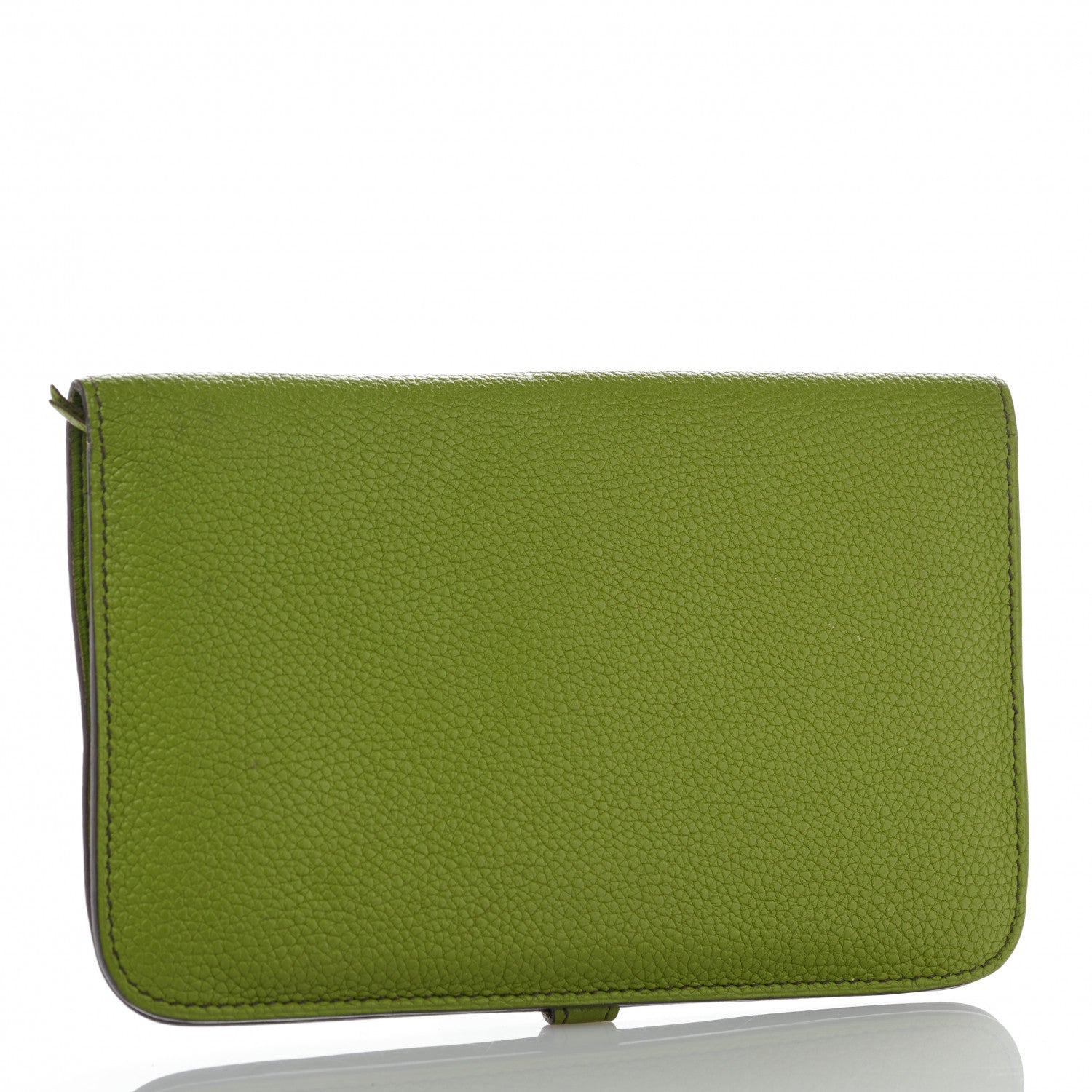 Hermes Togo Dogon Duo Wallet Vert Anis 3 of 12
