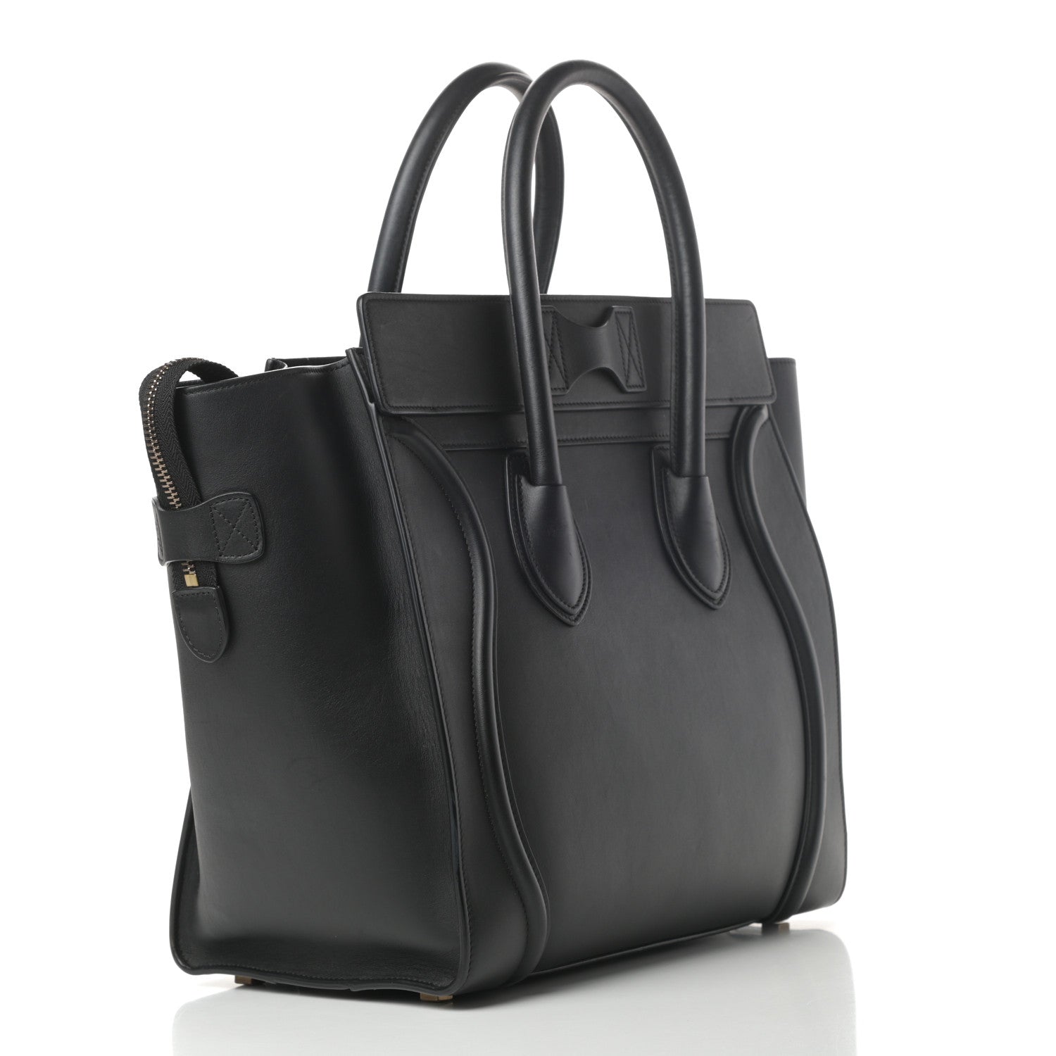 Celine Smooth Calfskin Mini Luggage Black 3 of 19