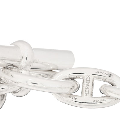 Hermes Sterling Silver GM Chaine D'Ancre Bracelet 3 of 4