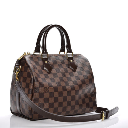 Louis Vuitton Damier Ebene Speedy Bandouliere 25 6 of 16