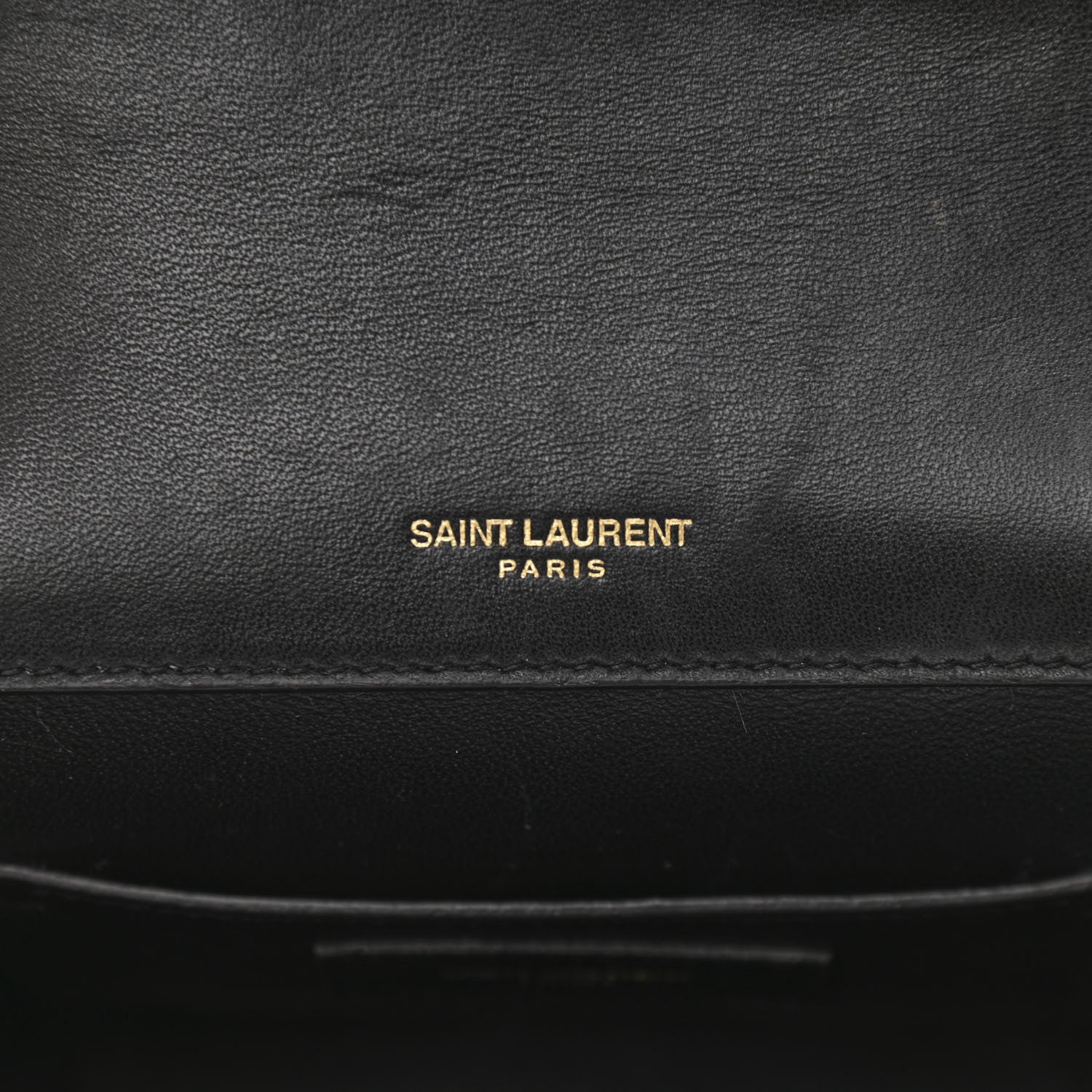 Saint Laurent Lambskin Matelasse Chevron Monogram Small Sulpice Bag Black 6 of 11