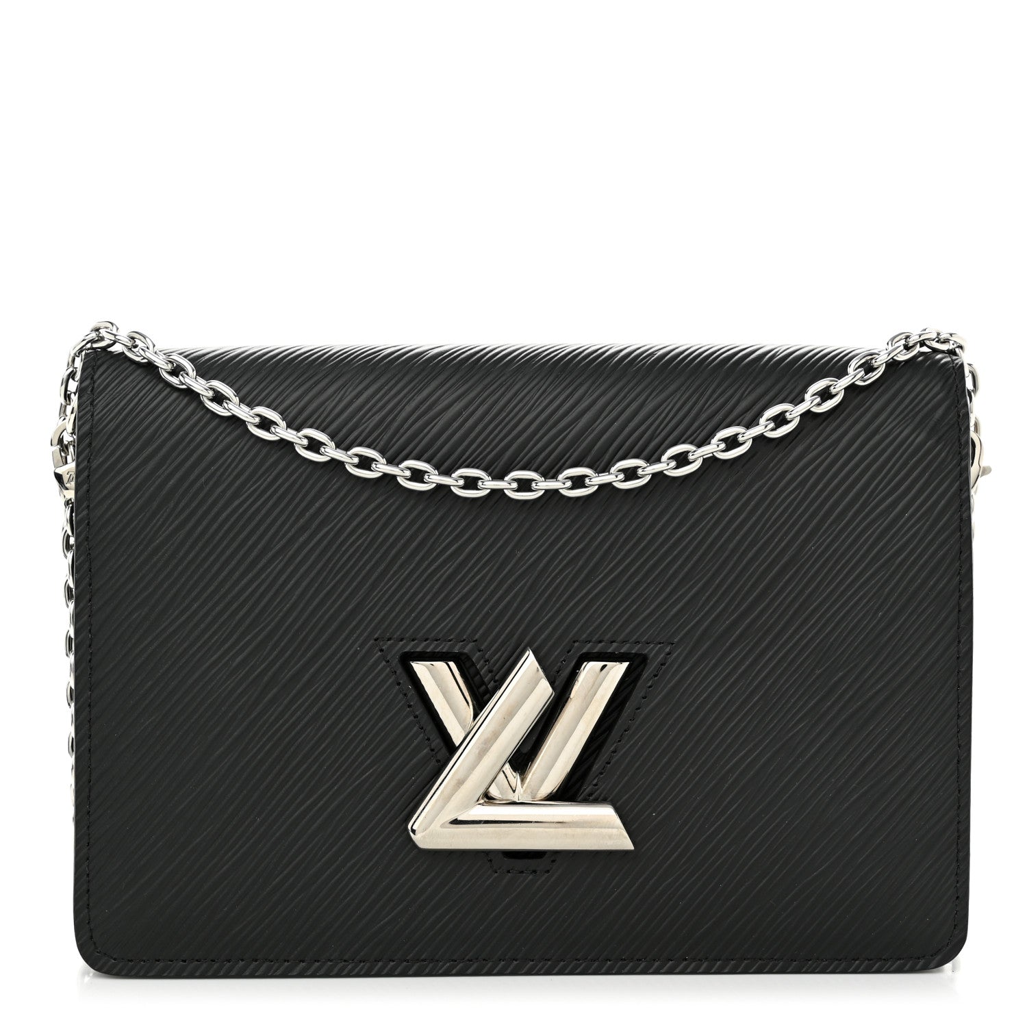 Louis Vuitton Epi Twist Belt Chain Wallet Black 1 of 11