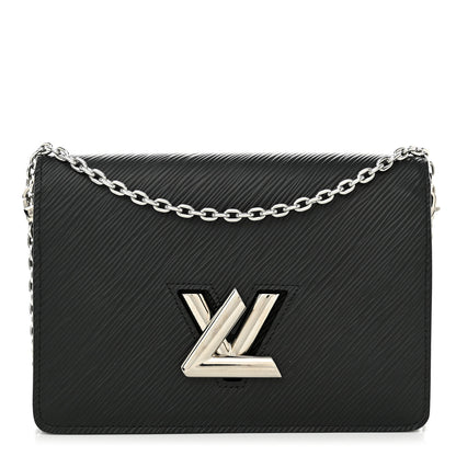 Louis Vuitton Epi Twist Belt Chain Wallet Black 1 of 11