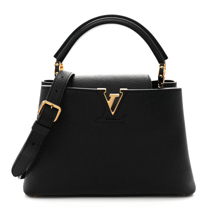 Louis Vuitton Taurillon Capucines BB Black 1 of 10