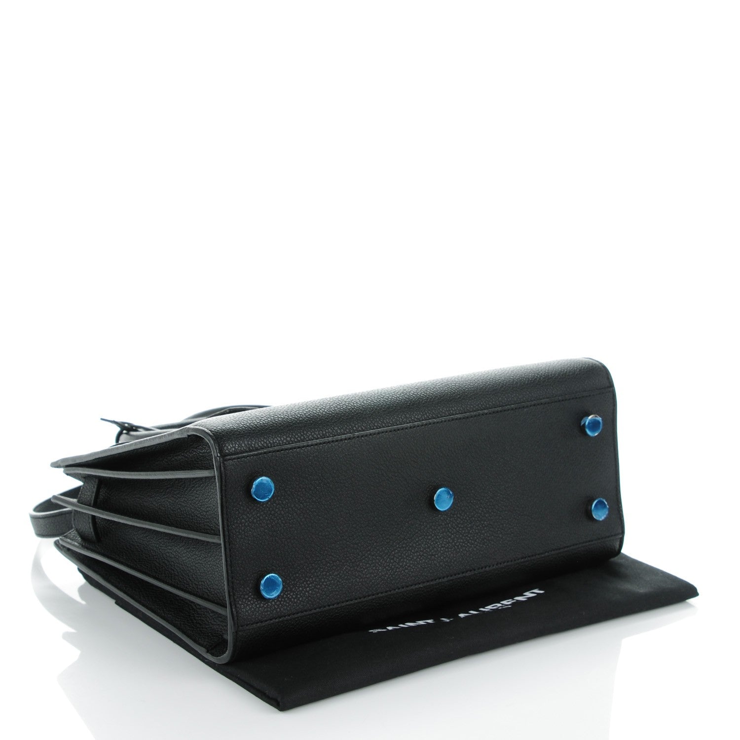Saint Laurent Grained Calfskin Baby Sac De Jour Black 4 of 7