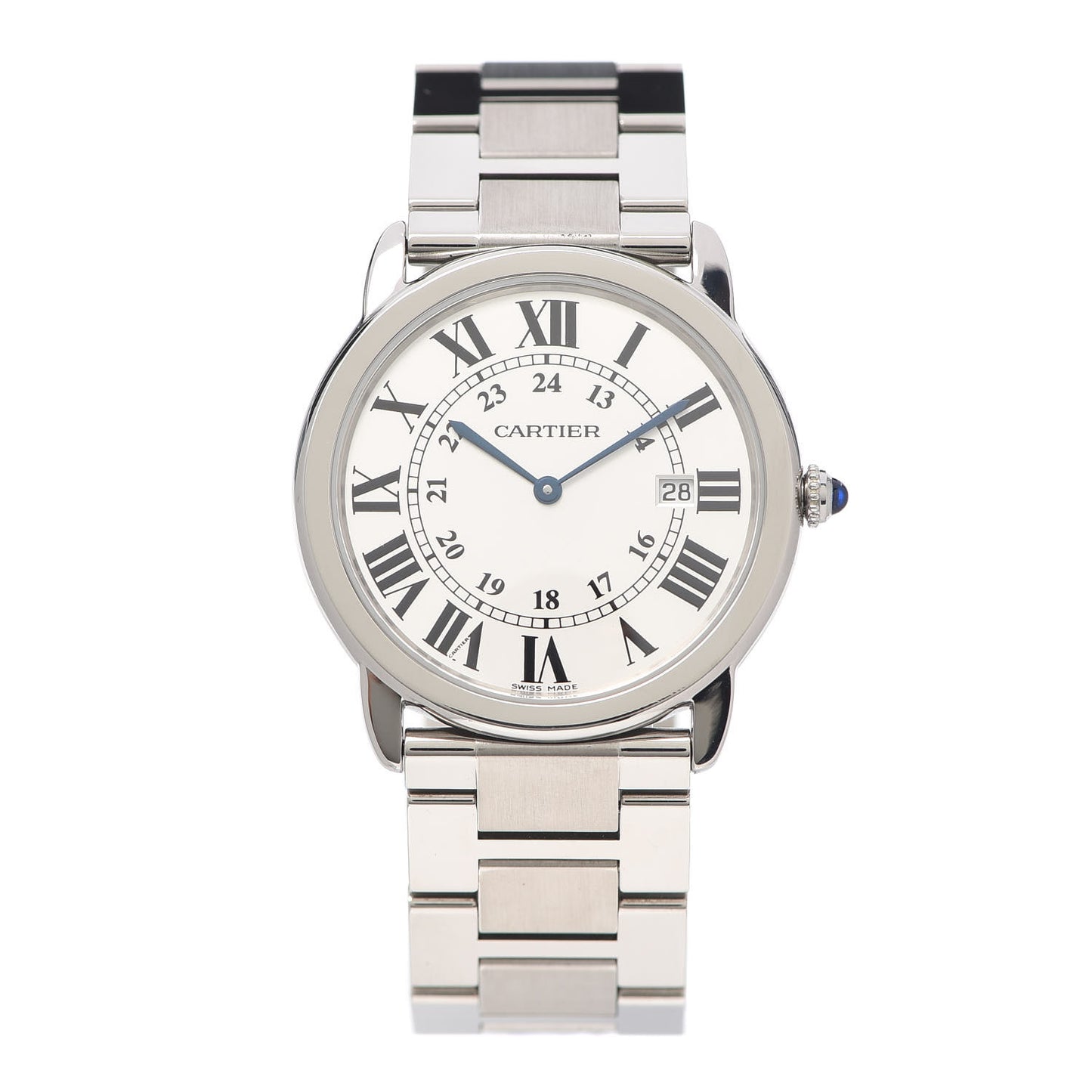 Stainless Steel 36mm Ronde Solo Quartz Watch
