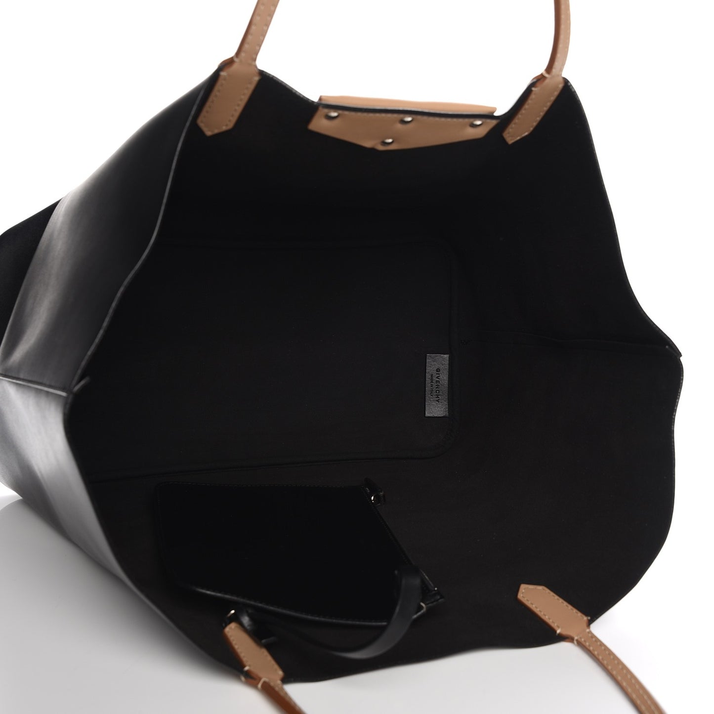 Calfskin Large Antigona Tote Black Beige