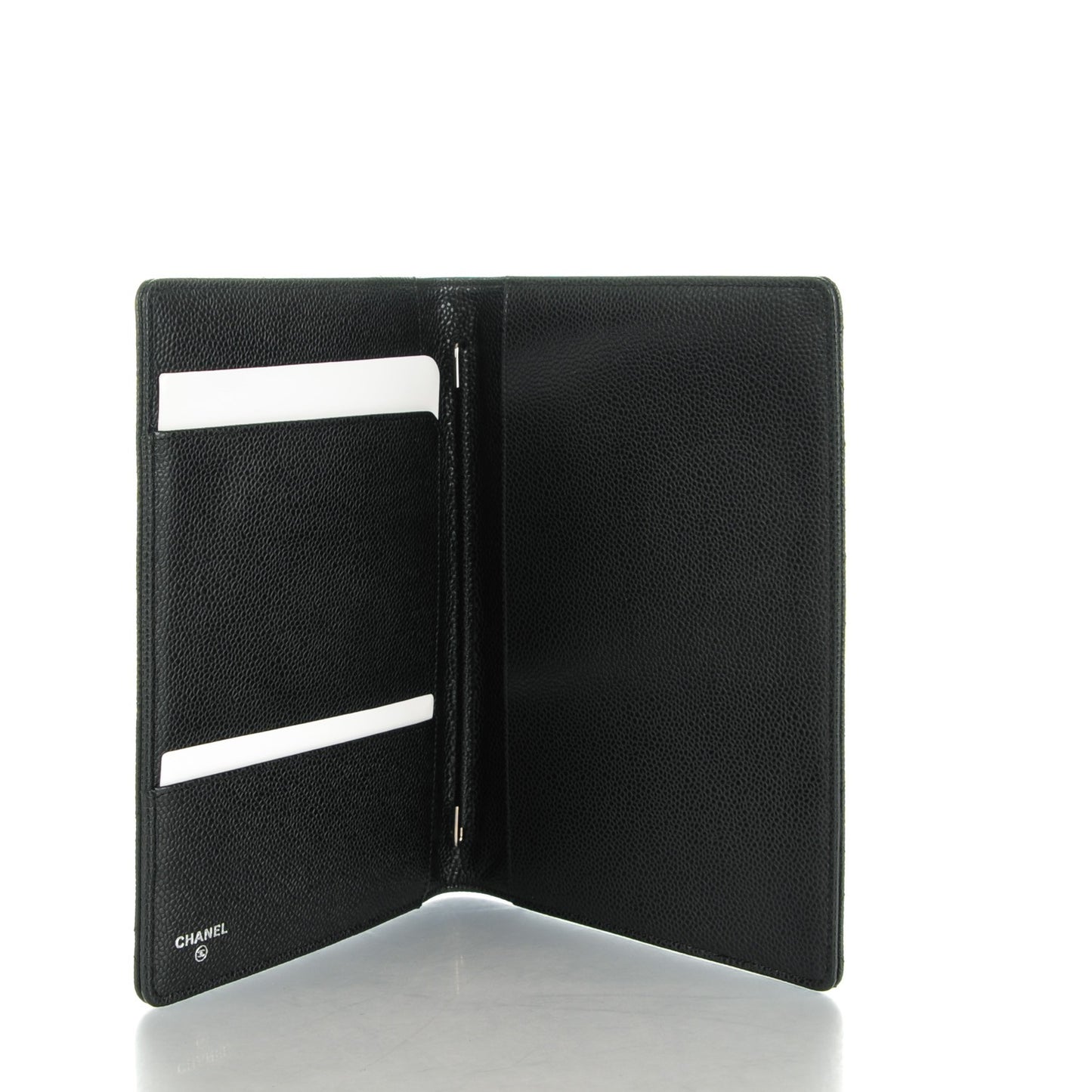 Caviar Quilted Notebook Black