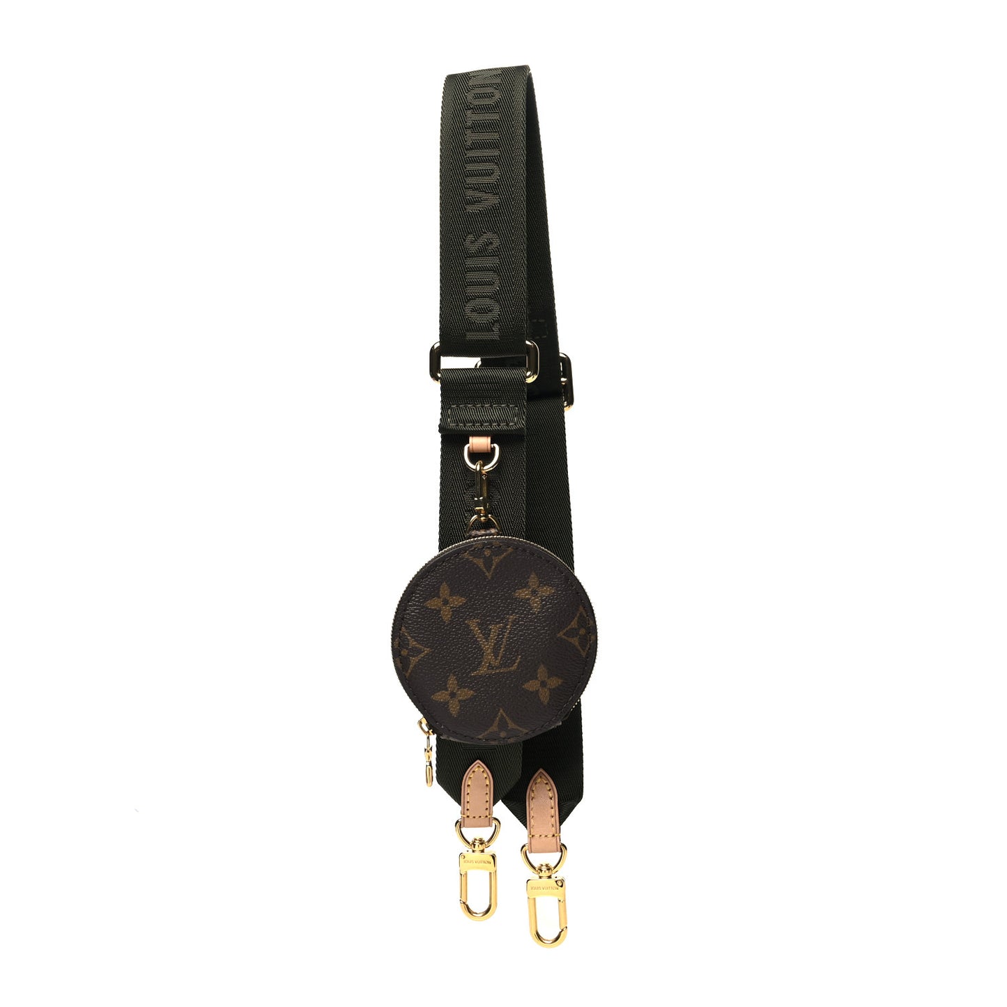 Monogram Multi Pochette Accessories Bandouliere Shoulder Strap Kaki