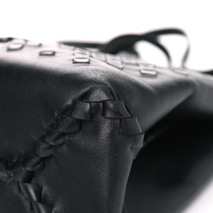 Bottega Veneta Calfskin Intrecciato Bag Black 10 of 17