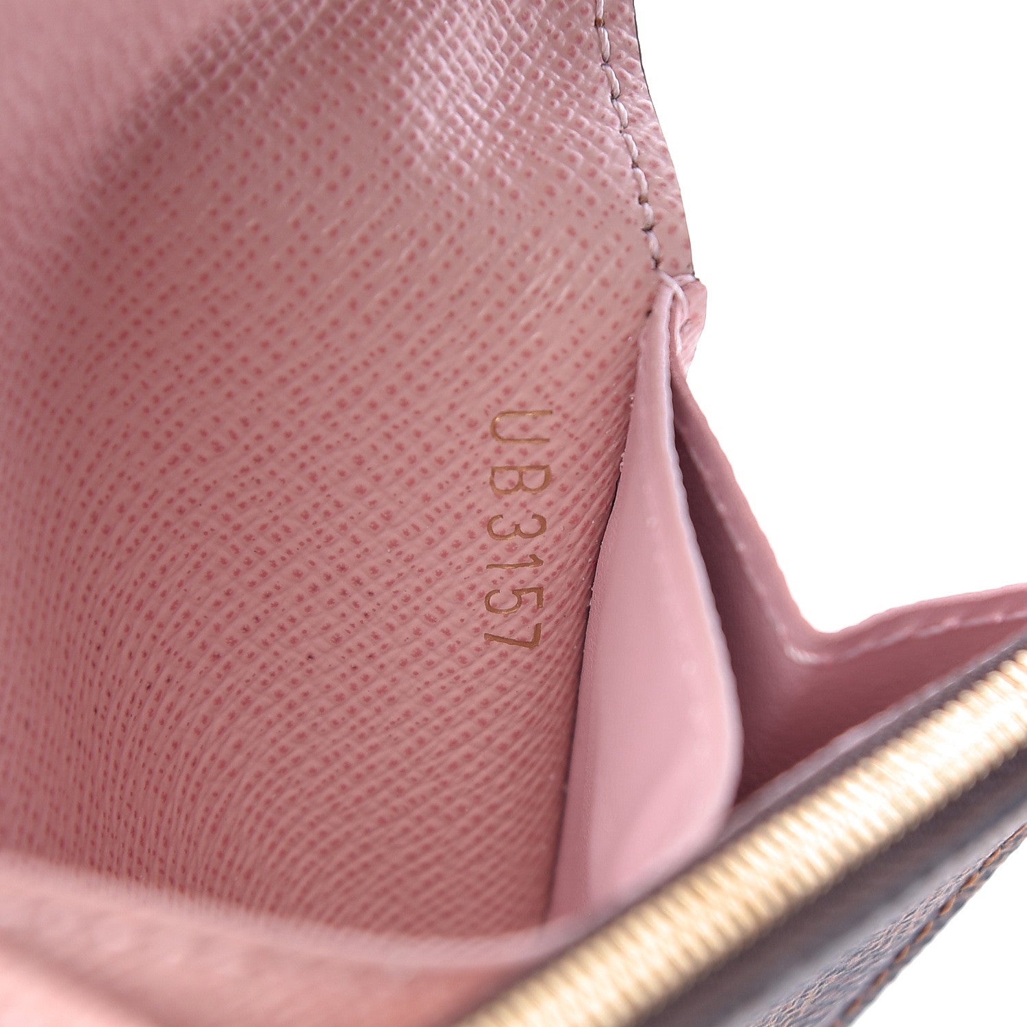 Louis Vuitton Damier Ebene Rosalie Coin Purse Rose Ballerine 7 of 8