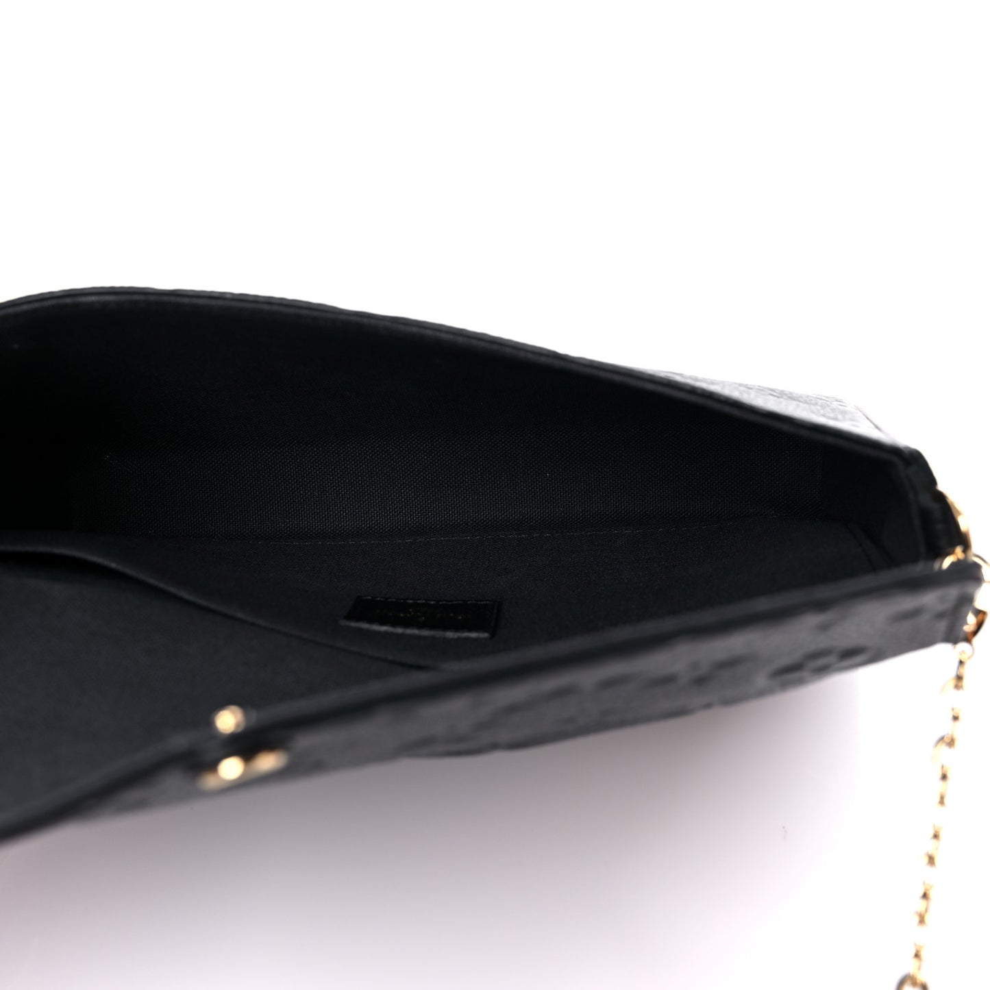Empreinte Pochette Felicie Chain Wallet Black