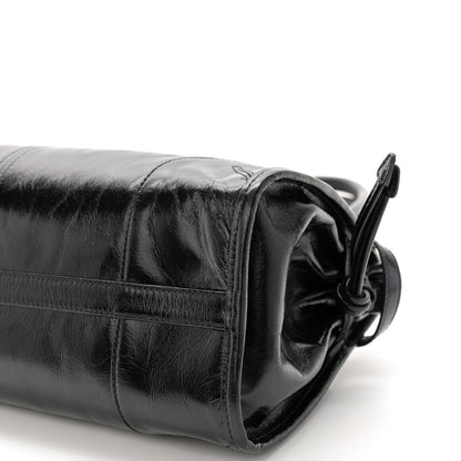 Prada Shiny Nappa Medium Shoulder Bag Black 10 of 10