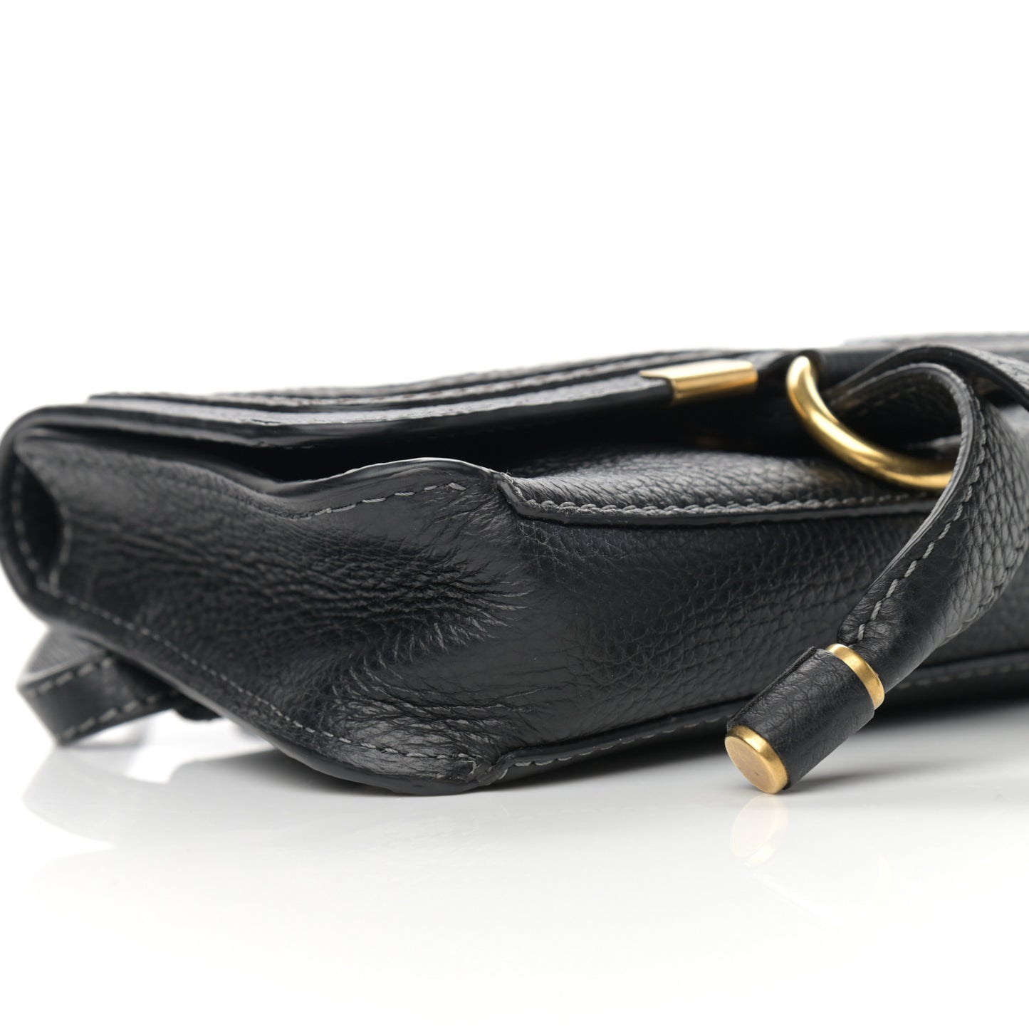 Calfskin Marcie Convertible Belt Bag Black