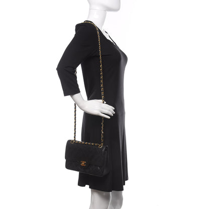 Chanel Lambskin Quilted Small Double Flap Black 2 of 13