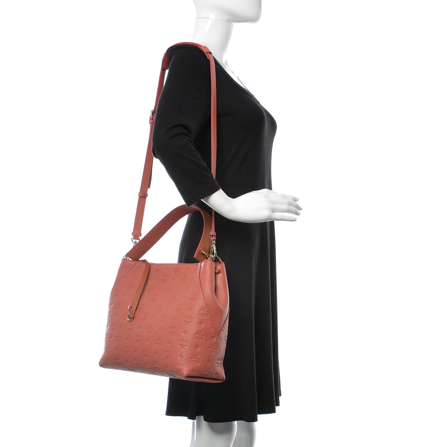 Grained Calfskin Medium Klara Hobo Cocoa