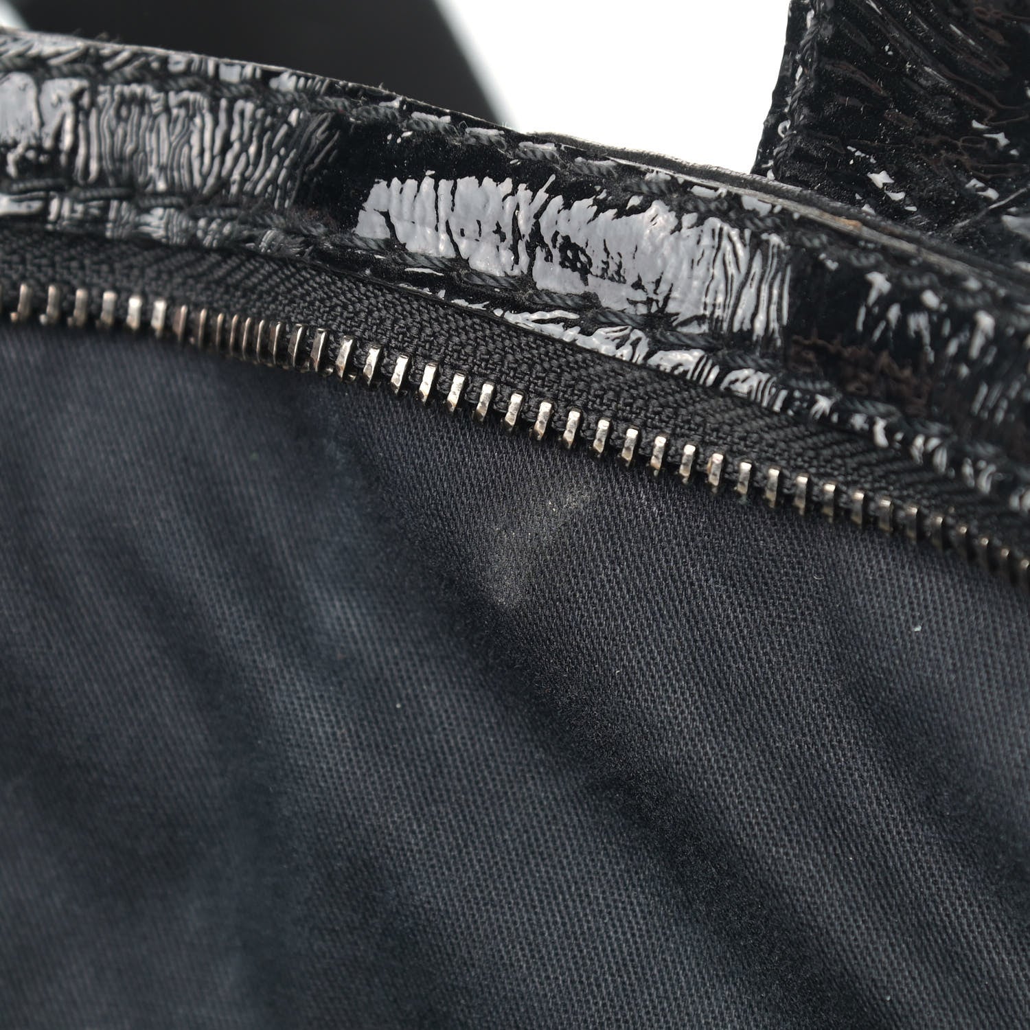 Givenchy Crinkled Patent Calfskin Medium Nightingale Black 12 of 18