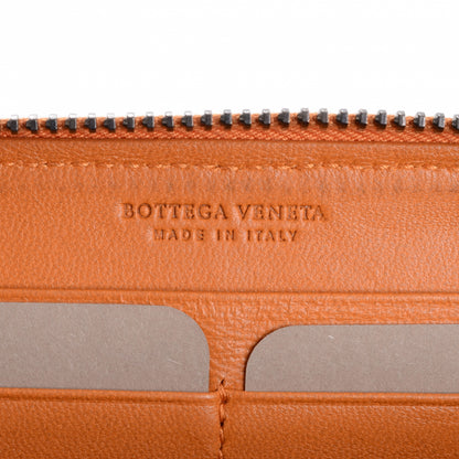 Bottega Veneta Nappa Intrecciato Zip Around Wallet Sunrise 6 of 9