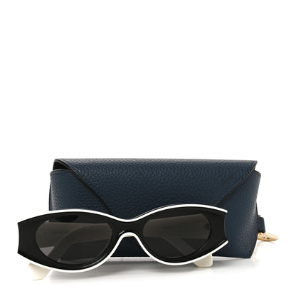 Loewe Acetate LW40046U Sunglasses Black White 7 of 7