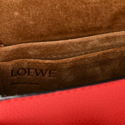 Loewe Grained Calfskin Mini Gate Crossbody Bag Scarlet Burnt Red 6 of 9
