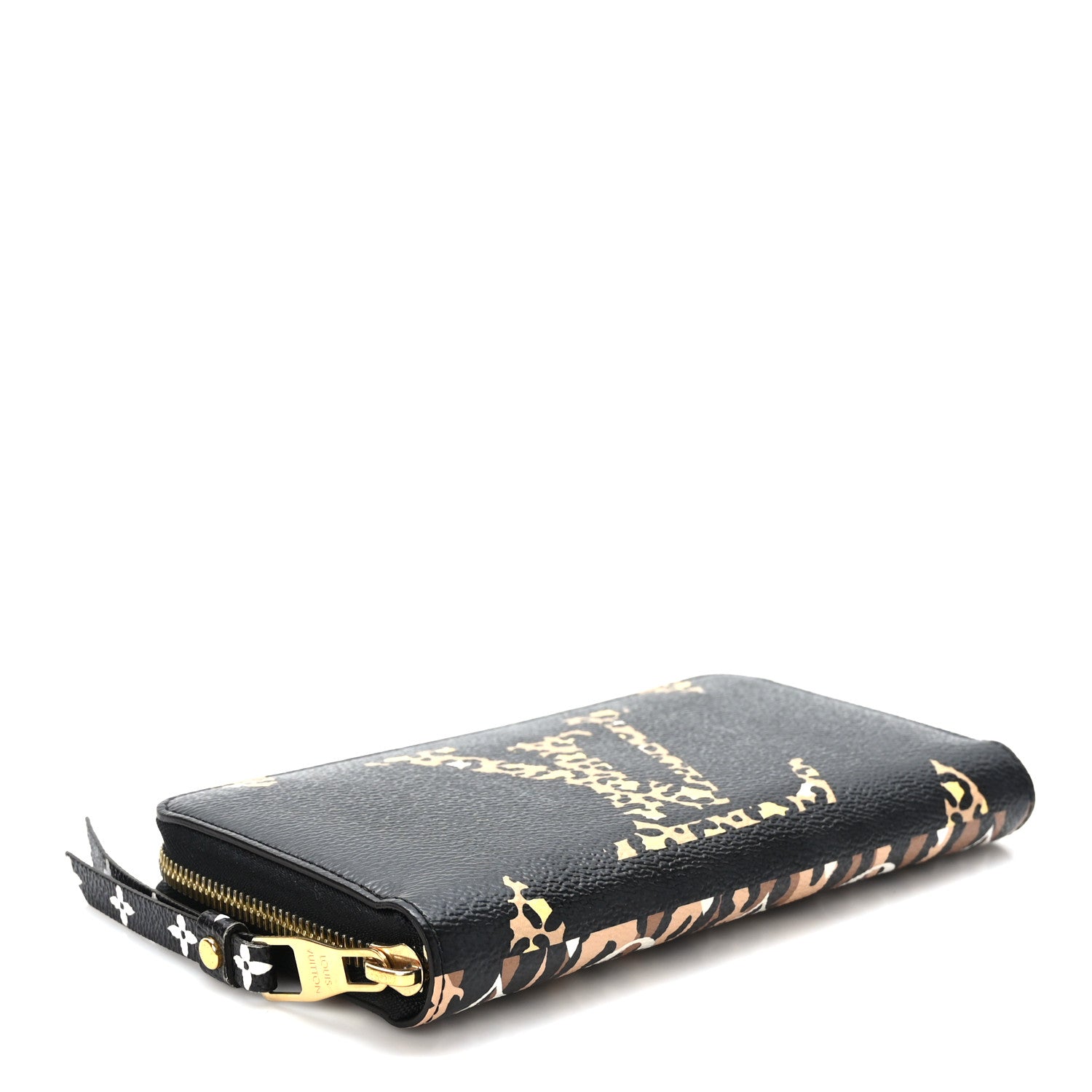 Louis Vuitton Monogram Giant Jungle Zippy Wallet Black 4 of 8