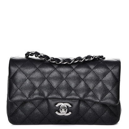 Chanel Iridescent Caviar Quilted Mini Rectangular Flap Black 1 of 7