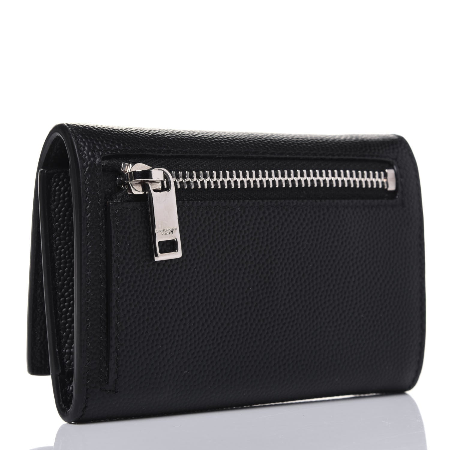 Saint Laurent Grain De Poudre Key Holder Wallet Black 3 of 11