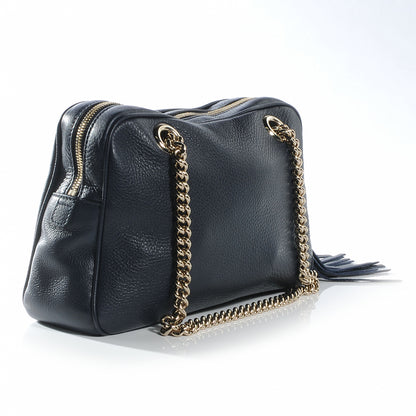 Gucci Pebbled Calfskin Small Soho Bowler Blue 3 of 7