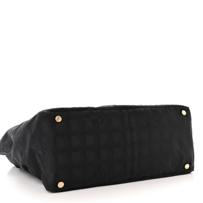 Chanel Nylon Large Travel Tote Black 4 of 11