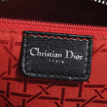 Christian Dior Lambskin Cannage Large Lady Dior Black 6 of 7