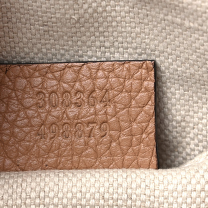 Gucci Pebbled Calfskin Small Soho Disco Bag Camelia 7 of 10