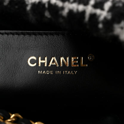 Chanel Cashmere Mini Chanel 22 Black White 6 of 11