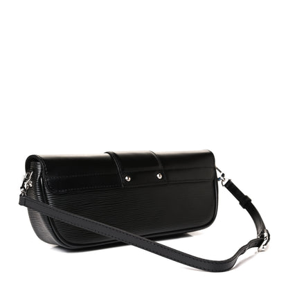 Louis Vuitton Epi Montaigne Clutch Black 3 of 13