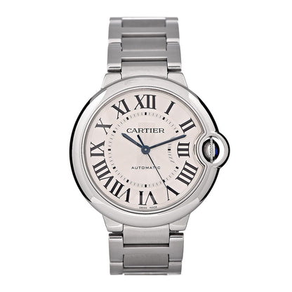 Cartier Stainless Steel 36mm Ballon Bleu De Automatic Watch 1 of 7