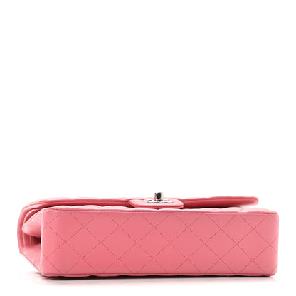 Chanel Lambskin Quilted Medium Double Flap Pink 3 of 9