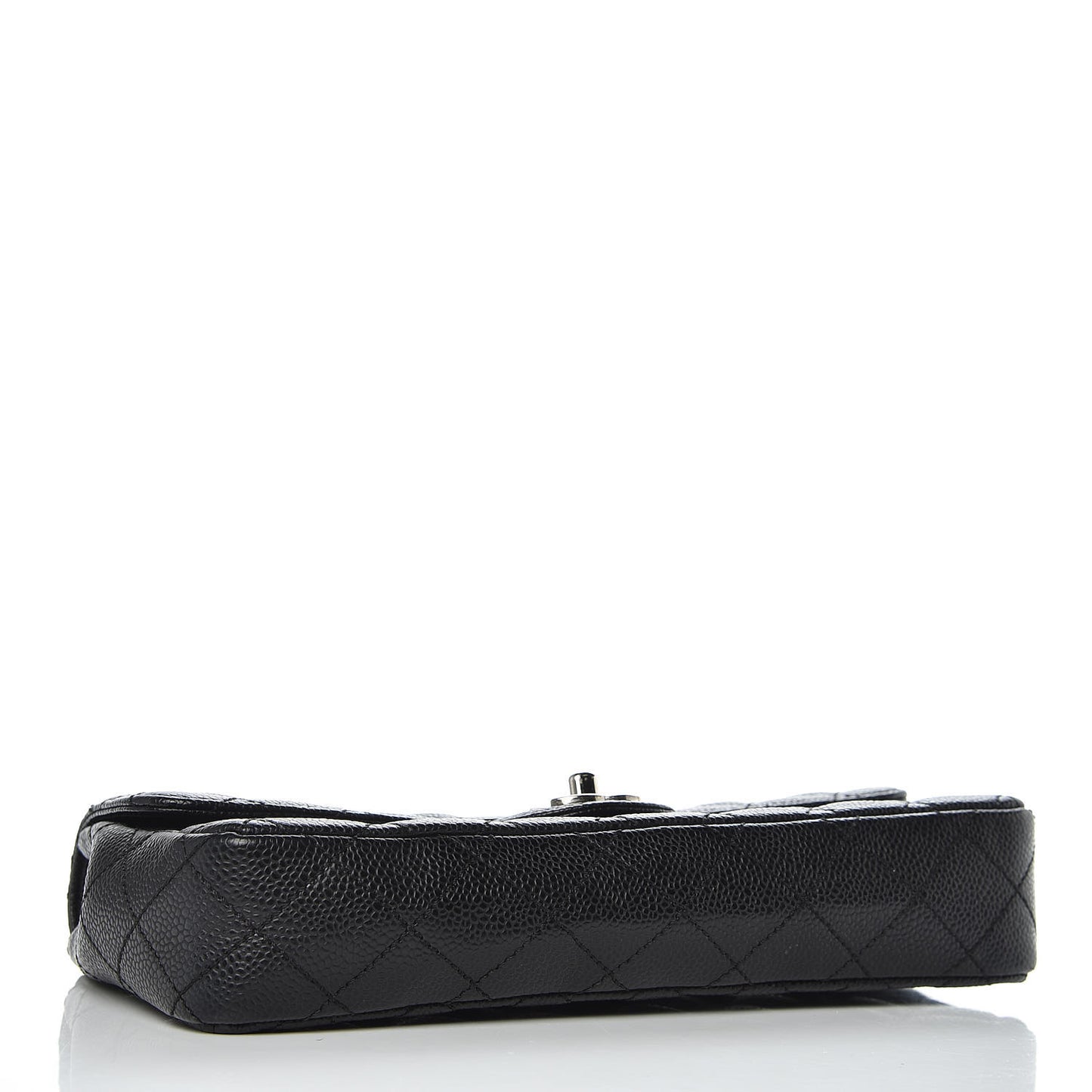 Caviar Quilted East West Flap Black