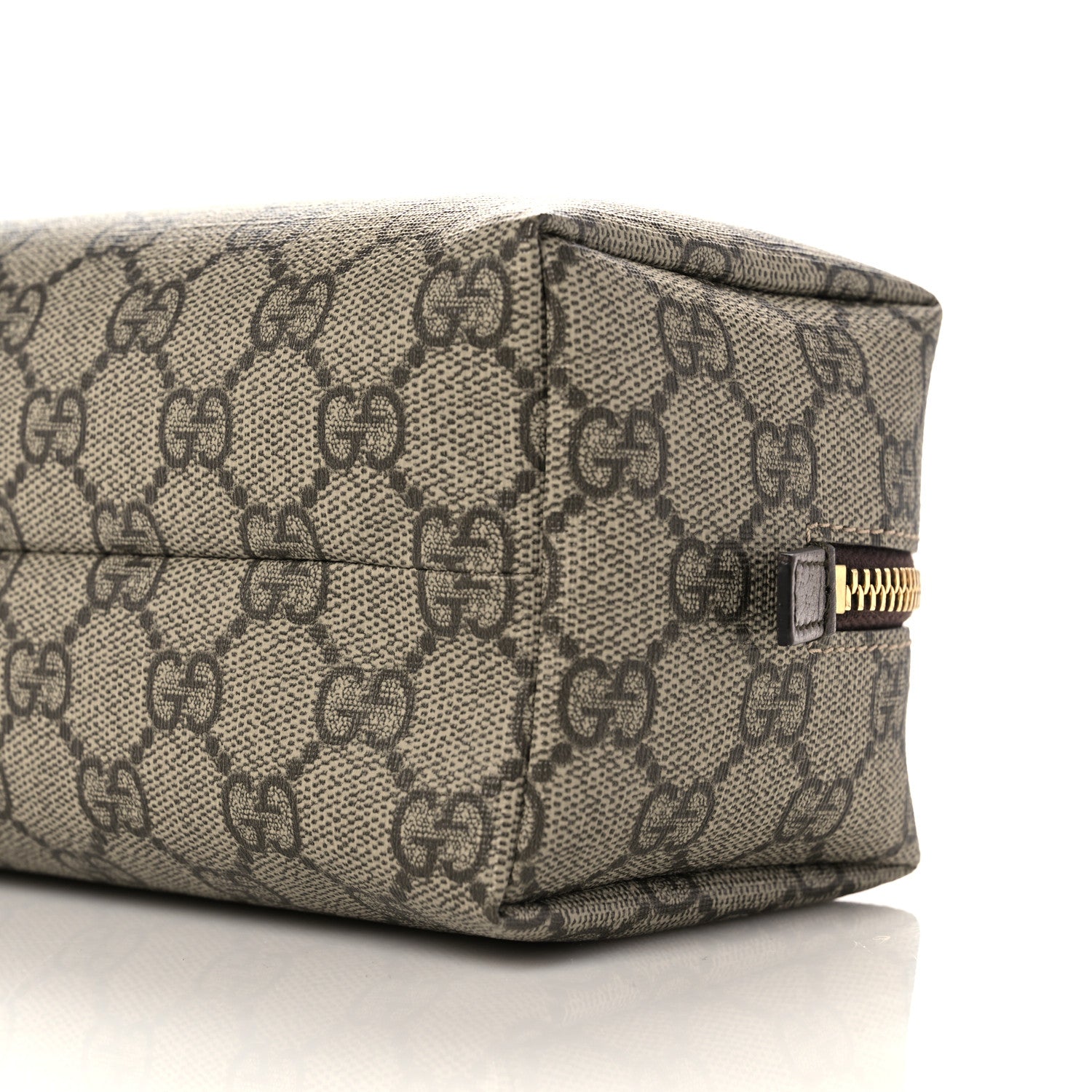 Gucci Soft GG Supreme Monogram Calfskin Medium Ophidia Cosmetic Case Beige Ebony New Acero 10 of 11