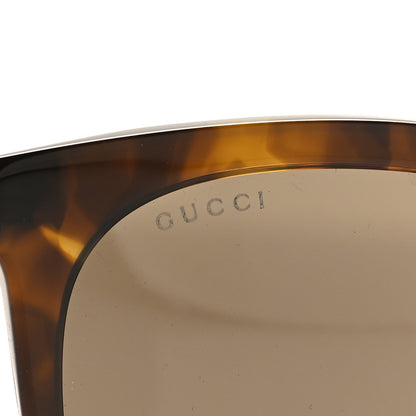 Gucci Acetate Round Sunglasses GG1071S Tortoise 7 of 8