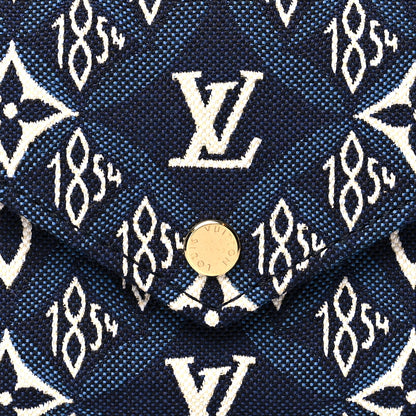 Louis Vuitton Jacquard Since 1854 Victorine Wallet Blue 7 of 7