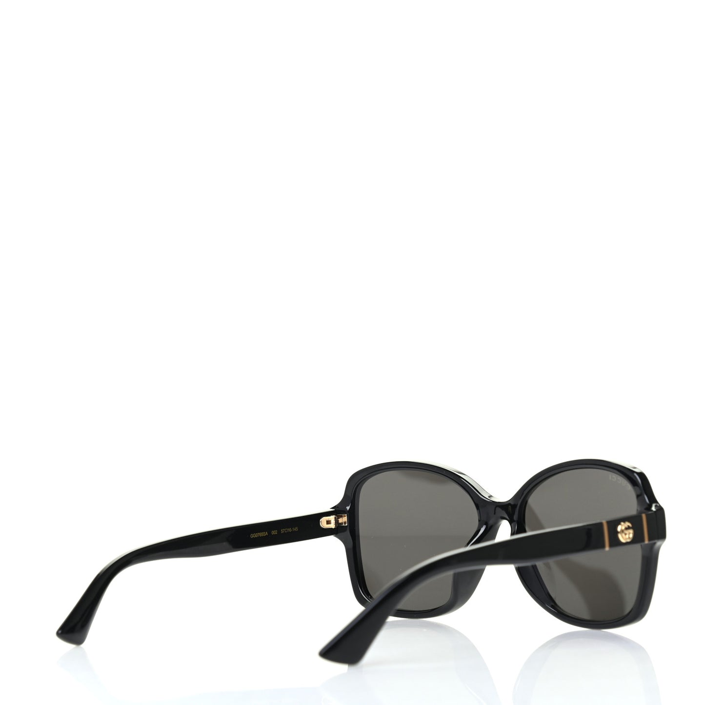 Acetate Square Sunglasses GG0765SA Black