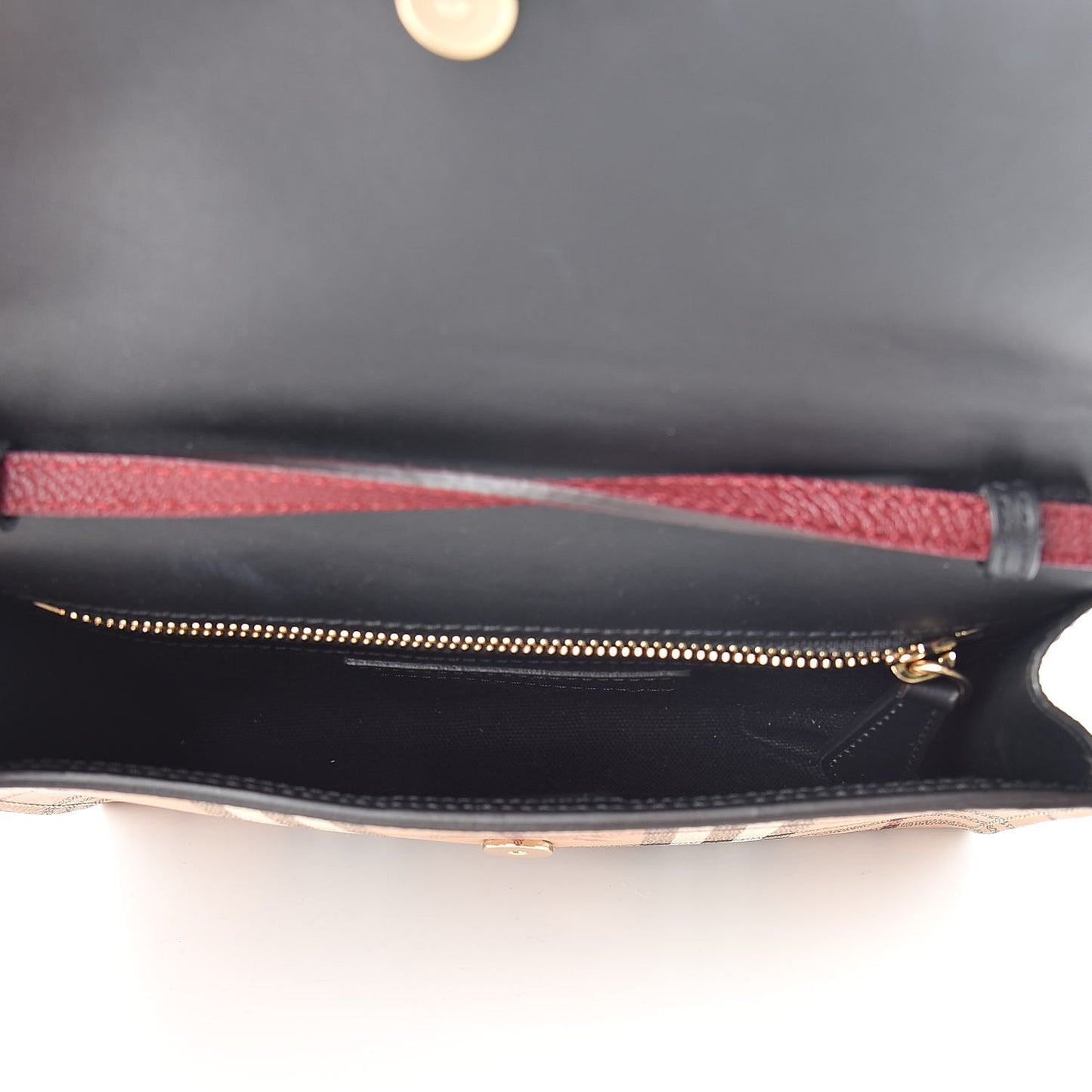Haymarket Check Small Loxley Crossbody Bright Toffee