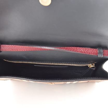 Burberry Haymarket Check Small Loxley Crossbody Bright Toffee 5 of 11