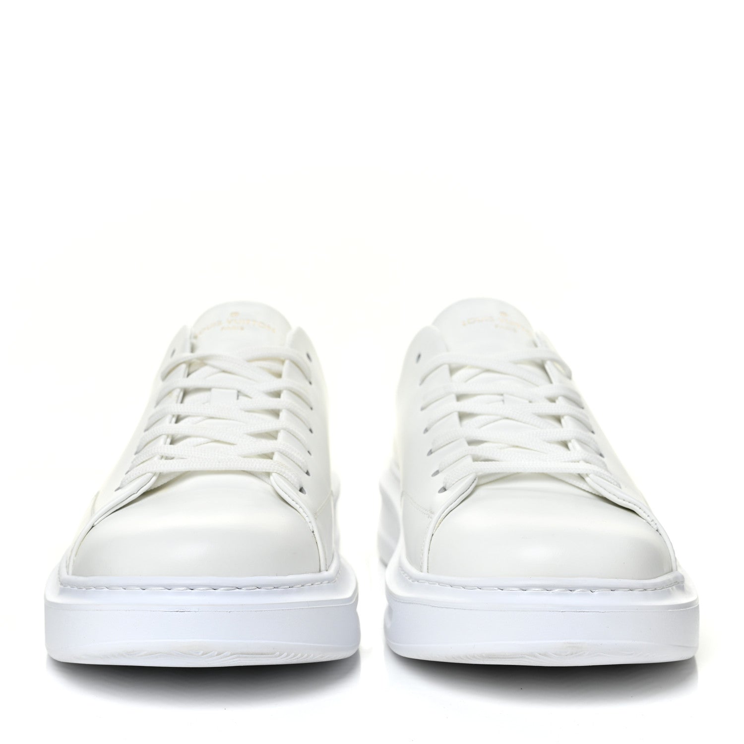 Louis Vuitton Calfskin Mens LV Beverly Hills Sneakers 9.5 White 2 of 7