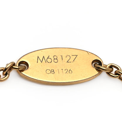 Louis Vuitton Brass Flower Full Bracelet Gold 5 of 5
