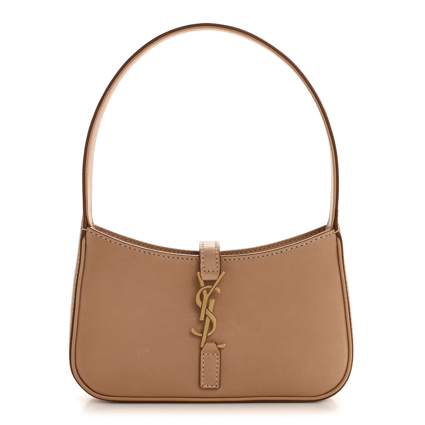 Smooth Calfskin Le 5 A 7 Mini Hobo Vintage Brown