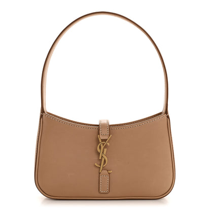 Saint Laurent Smooth Calfskin Le 5 A 7 Mini Hobo Vintage Brown 1 of 13