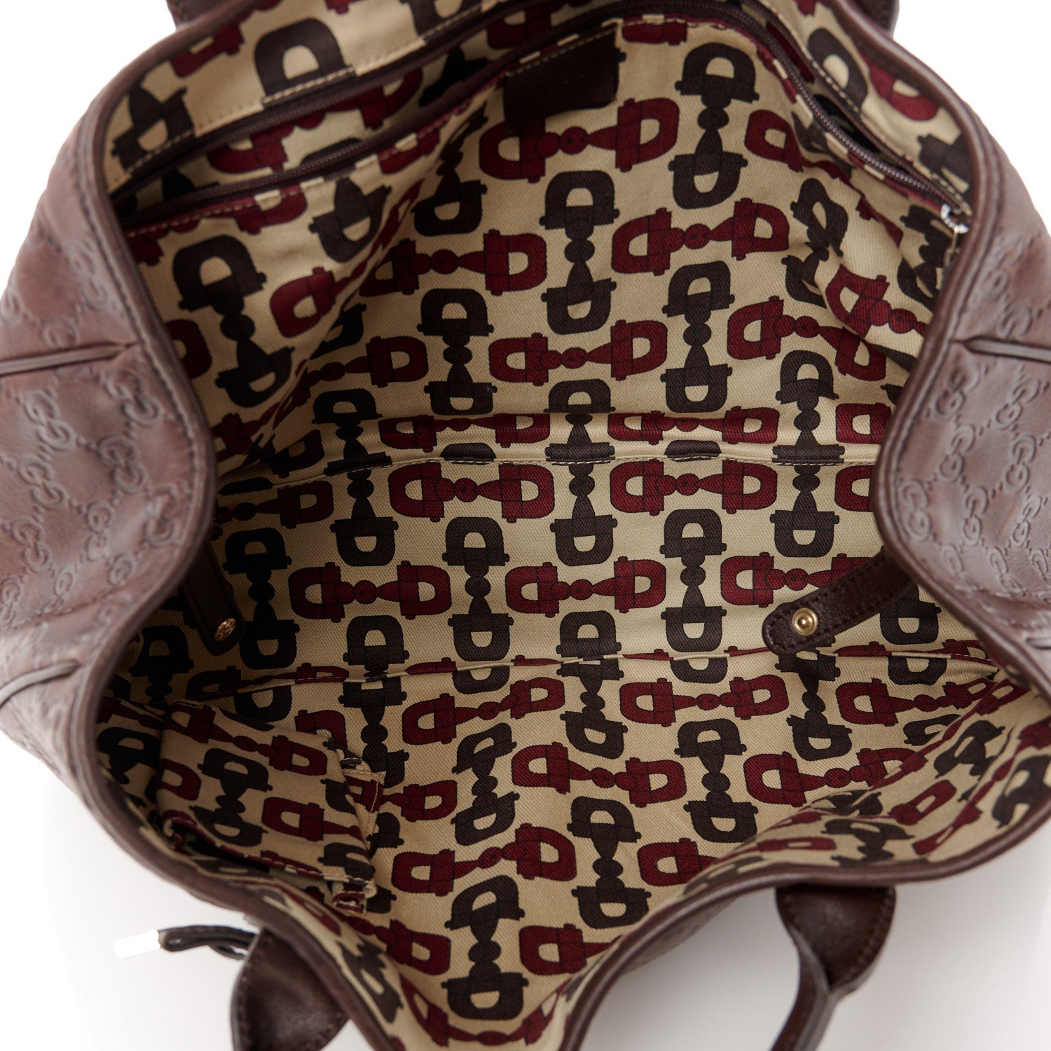 Gucci Guccissima Medium Princy Tote Dark Brown 5 of 11