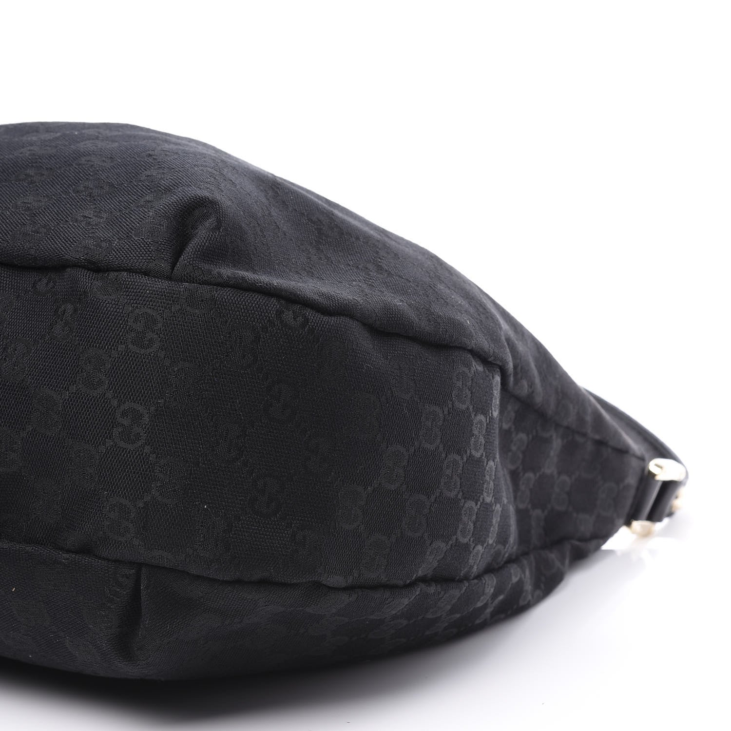 Gucci Monogram Large New Ladies Web Hobo Black 8 of 12