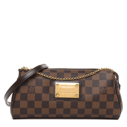 Louis Vuitton Damier Ebene Eva Clutch 1 of 9